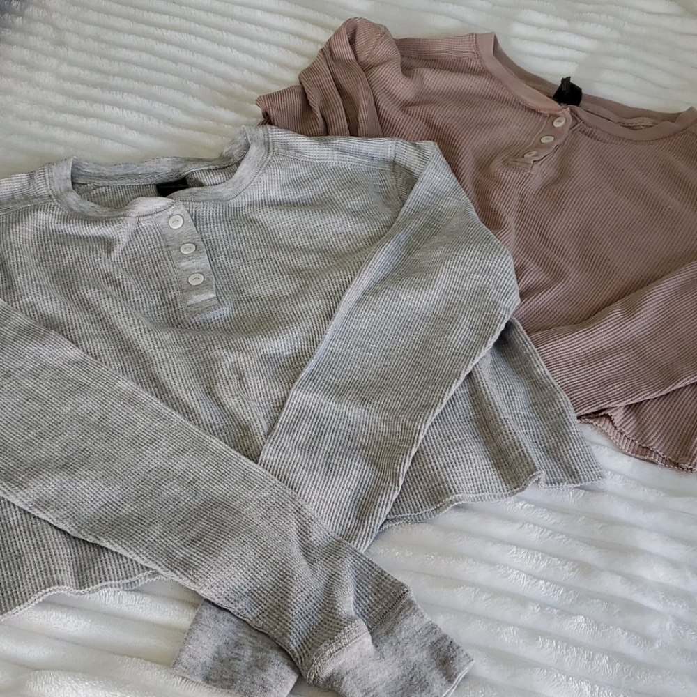 Wild Fable Cropped Long Sleeve Bundle